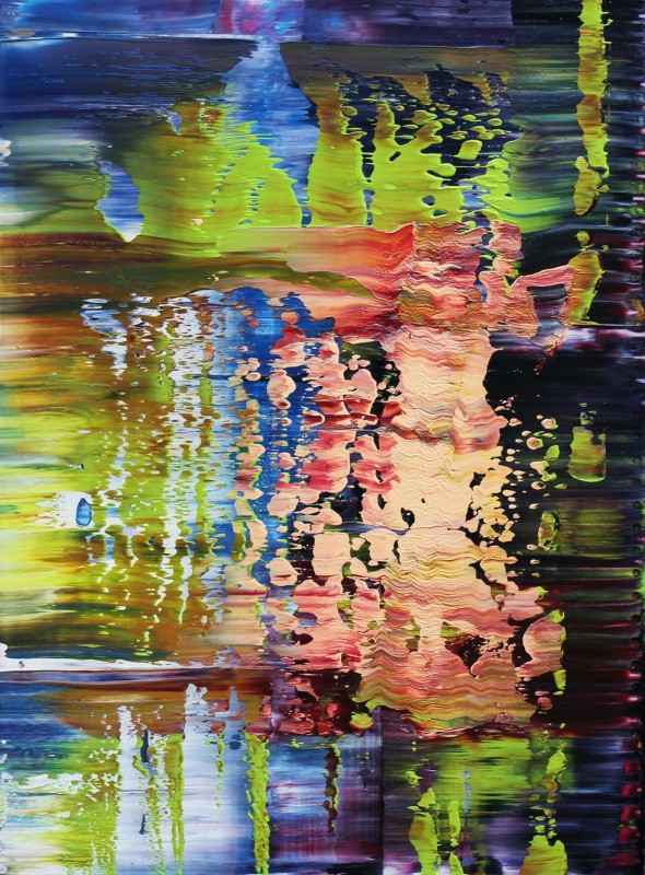 160. Abstraktný obraz č.160-365, 2017,olej,hliníková fólia,49x37cm.jpg